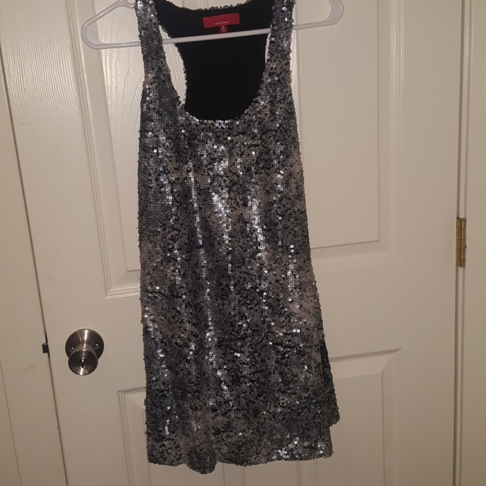 Sequin Shift Dress